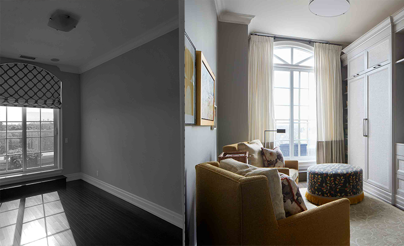 Before & After - Gillian Gillies Interiors